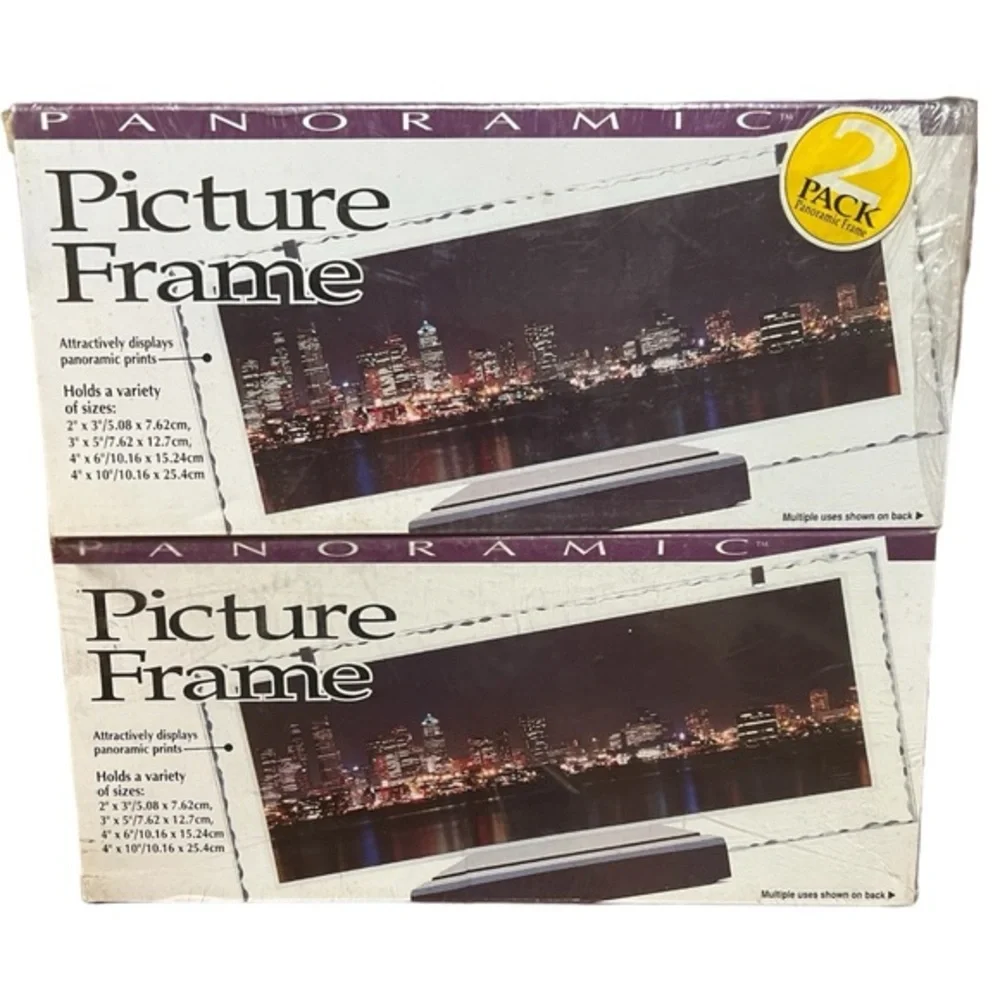 2 pack Panoramic Picture Frame